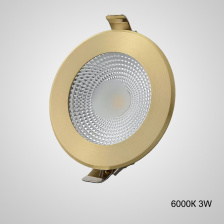 Встраиваемый светодиодный светильник ACT D8 6000К 3W